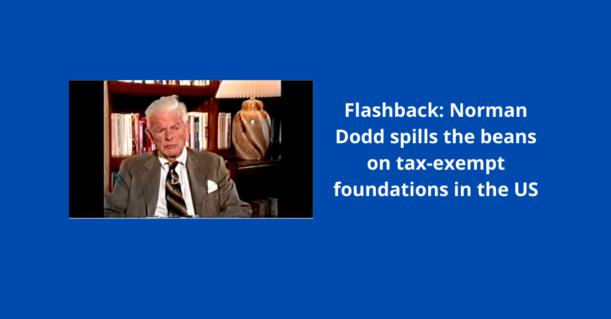 Norman Dodd Reece Committee Tax Exempt Foundation